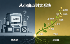 AI创业最大的坑：一上来就想做“大系统”，却无视真实小痛点