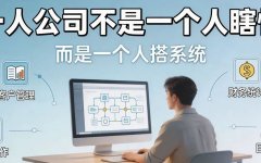 一人公司不是一个人瞎忙，而是一个人搭系统