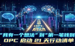 如何在21天内从“我有一个想法”到“第一笔钱到账”，跑通一人公司商业闭环