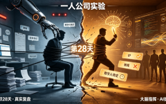 离职第28天复盘：我用AI验证了一人公司的三个猜想