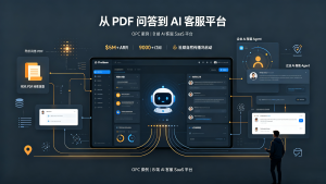 从 PDF 问答工具迭代至 B2B 企业 AI 客服 Agent 平台，独立创业者实现 500 万 + ARR