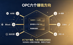 扒了30个案例，OPC的六个赚钱方向