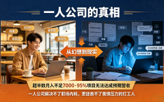 职场最大的假象：等我有个一人公司，就自由了