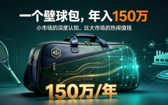 一个壁球爱好者的OPC实验：不写代码、不追风口，靠“小市场深度认知”年入150万
