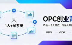 OPC一人公司：从工具搭建到商业模式，一次讲透