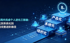 如何在8周内完成个人进化三部曲：从组织化到系统化到产品化的完整进阶路径