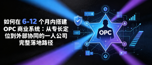 如何在 6-12 个月内搭建 OPC 商业系统：从专长定位到外部协同的一人公司完整落地路径