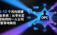 如何在 6-12 个月内搭建 OPC 商业系统：从专长定位到外部协同的一人公司完整落地路径