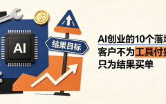 AI创业的10个落地方向：客户不为工具付费，只为结果买单