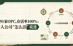 重庆91家OPC，存活率100%：把一人公司“怎么活”说透