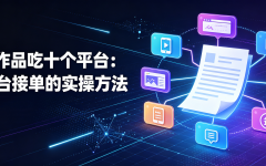 一个作品吃十个平台：多平台接单的实操方法