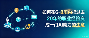 如何在6-8周内把过去20年的职业经验变成一门AI助力的生意