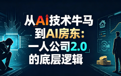 从AI技术牛马到AI房东：一人公司2.0的底层逻辑